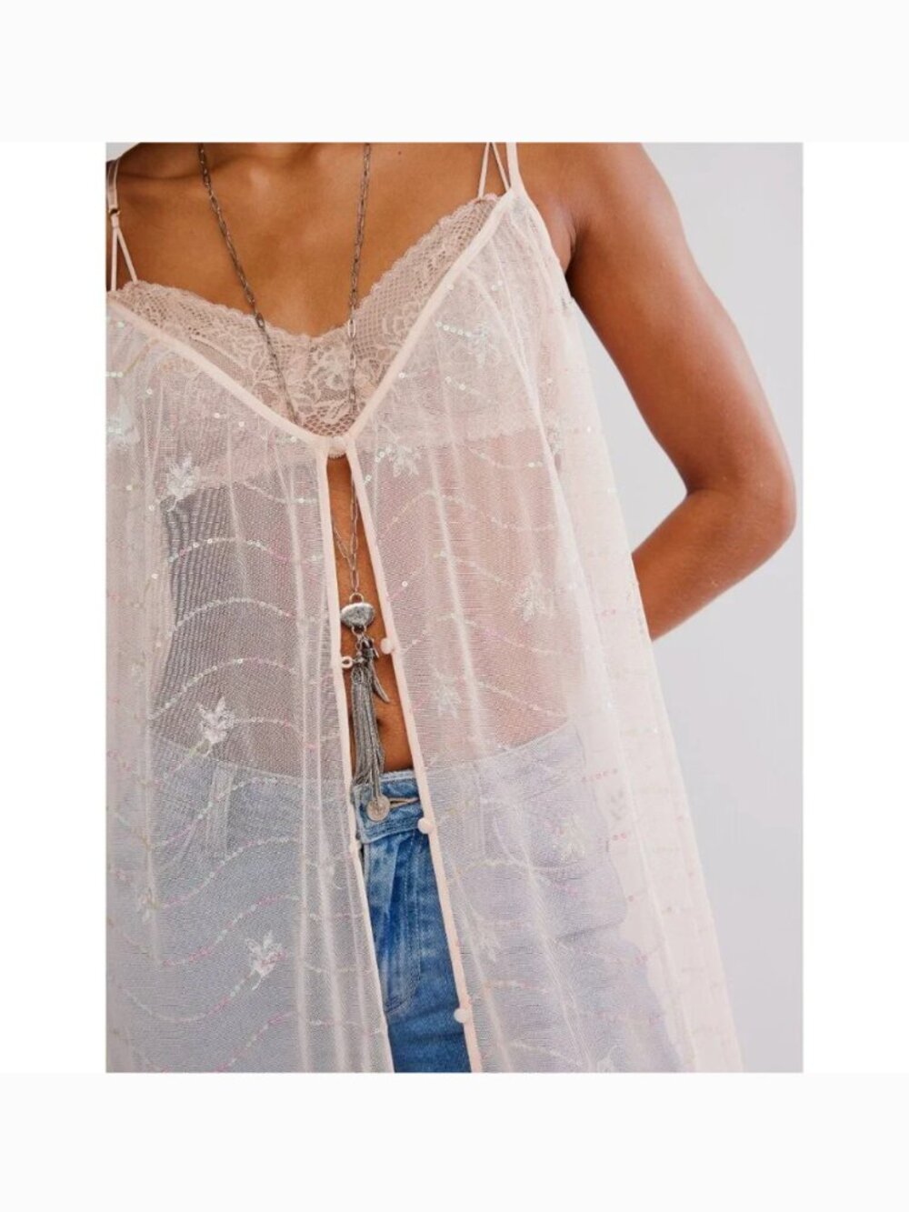 FREE PEOPLE NWT Star Of The Show Midi / Peach Dust - Picture 6 of 13